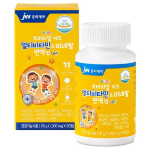 JW Sino Pharmaceutical Immunonomy Industry Premium Kids Multivitamin & Minerals 90g, 1, 90 tablets