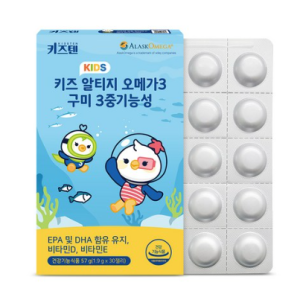 Kids Ten Teage Omega 3 Baby Vitamin D Gumi, 1, 30 tablets