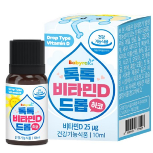 Baby Lock 1000IU Hako Tok Tok Liquid Vitamin D drop, 10ml, 1