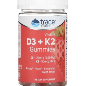 Trace Vitamin D3+K2 Gumi Jelly 60 D3 5000IU K2 50mcg Menna Quinon