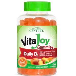 21st century Sentri Vita Joy D3 50MCG 2000IU Peach Gumi