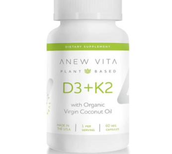 ANUVITA Vitamin D3+K2 Plant 5000IU Vitamin K2
