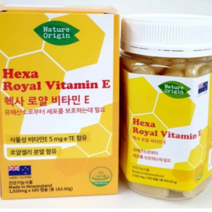 New Zealand Hexa Royal Vitamin E 180 Capsules (6 months), 180 tablets, 1