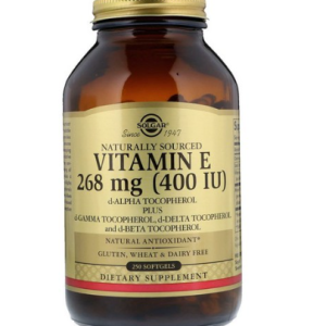 Solga Vitamin E 400 IU Mixed Toko Perol Soft Gel Gluten Precleato Suttang, 250 tablets, 1