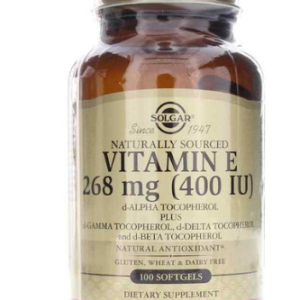 Solga Vitamin E 400 IU D-Alpha Toco Perolsoft Gel, 100 tablets, 3