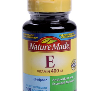 Nature Made eu DL-Alpha Soft Gel, 1, 100 tablets