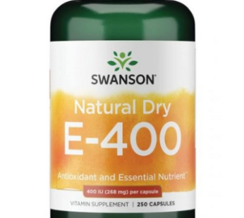 Vitamin E: My Swanson Natural Vitamin E 400 U (268 Mm) 250