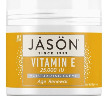 “Jason Nature Jason Natural Age Renewal Vitamin E 25 000IU Moisturizing Cream, 113g, 1”