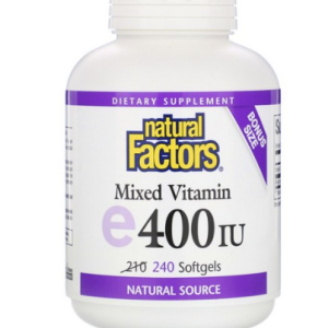 Natural Factors Mix Mix Vitamin E 400IU Soft Gel