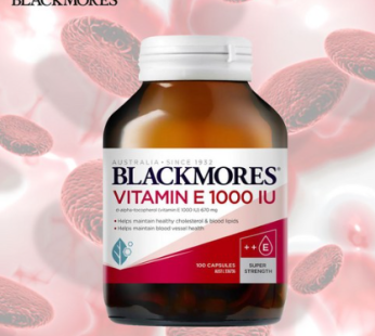 Blackmore’s Natural Vitamin E 1000IU 100 Capsules