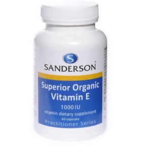 [Sanderson] Superior Organic Vitamin E 1000IU 60 tablets