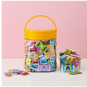 Weekly Pororo Pink Pong Baby Shark Tayo Vitamin CD Zinc Mixed Candy 400g (approximately 180 tablets), 180 tablets