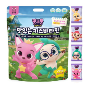 Pink Pong delicious kids vitamin, 1000 tablets, 1