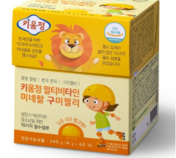 Kiwoom Jung Multi Vitamin Mineral Gumi Jelly, 60 tablets, 1