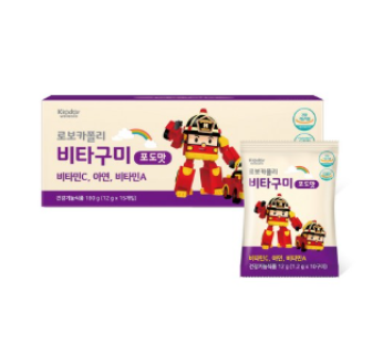 [Robocar Poly] Vita Gumi 15 peaks of grapes of children’s nutritional baby