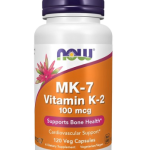 Now Food MK-7 Vitamin K-2 100mcg Vege Capsule