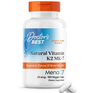 Dr. Best Natural Vitamin K2 MK-7 45mcg Vege Cap, 180 tablets, 1