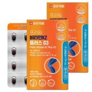Ilyang Pharmaceutical Prime Vitamin K2 Plus D3 9g, 2, 60 tablets